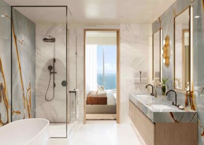 Icon Hollywood Beach Residences Primary Bathroom
